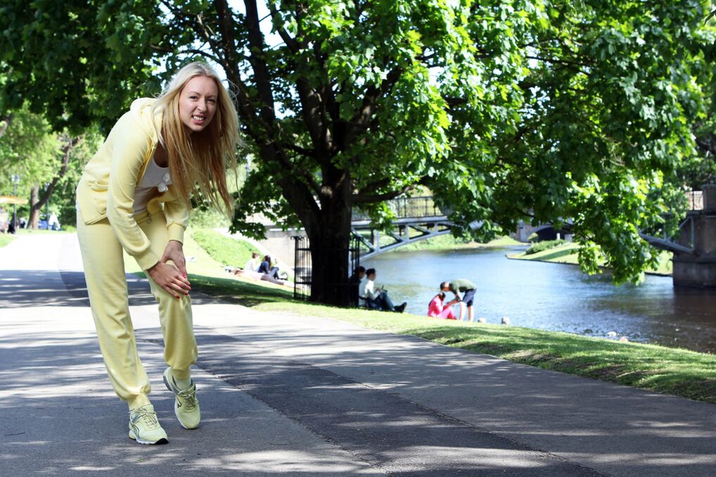 Girls with osteoarthritis of the knee joint