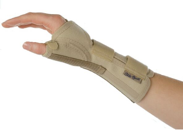 Corset for the wrist for osteoarthritis